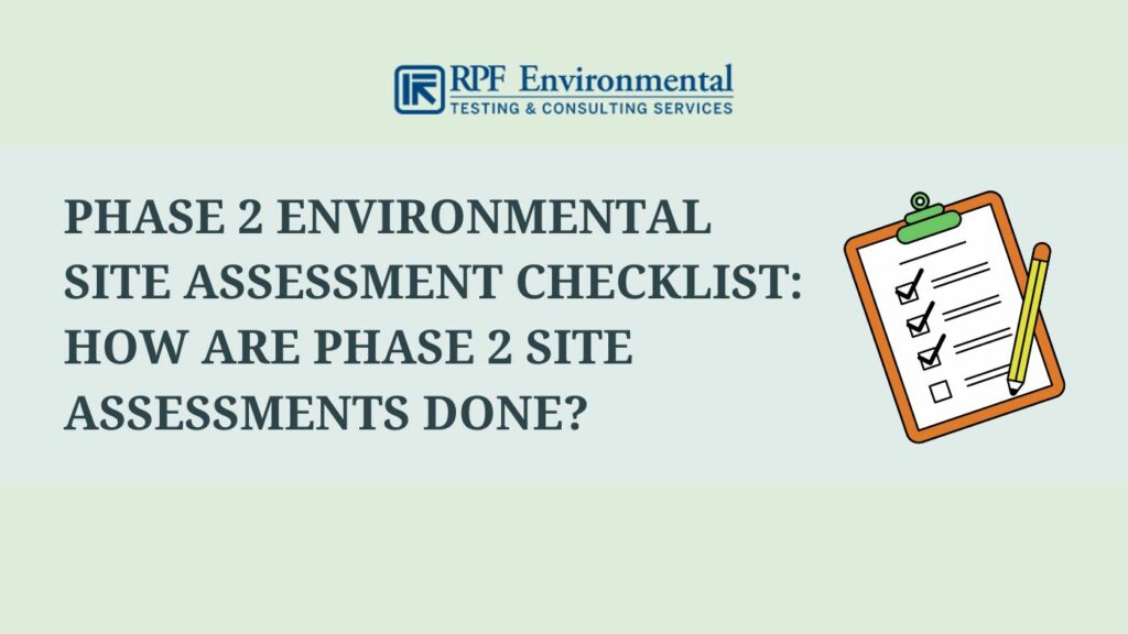 Phase 2 Environmental Site Assessment Checklist: How Are Phase 2 Site Assessments Done?