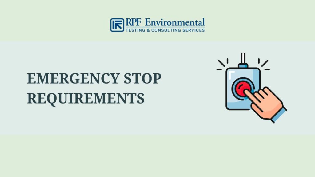 Emergency Stop Requirements