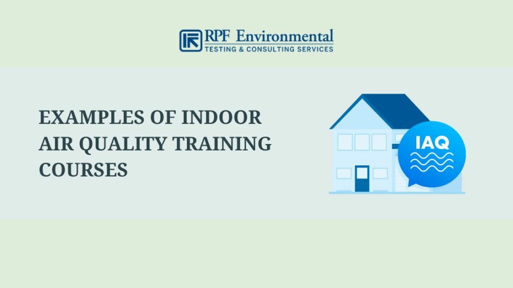 Examples of Indoor Air Quality Training Courses