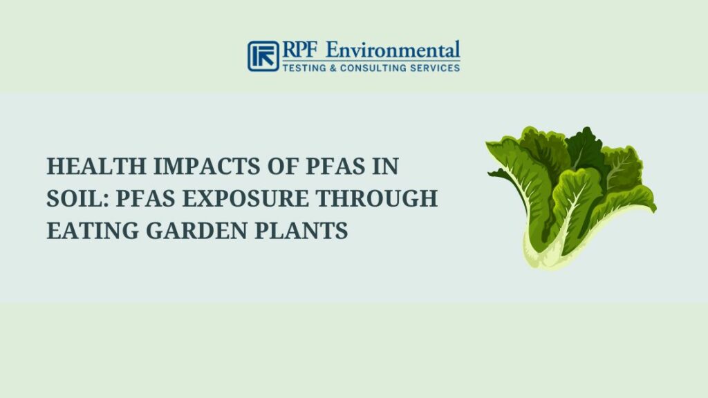 Health Impacts of PFAS in Soil: PFAS Exposure Through Eating Garden Plants
