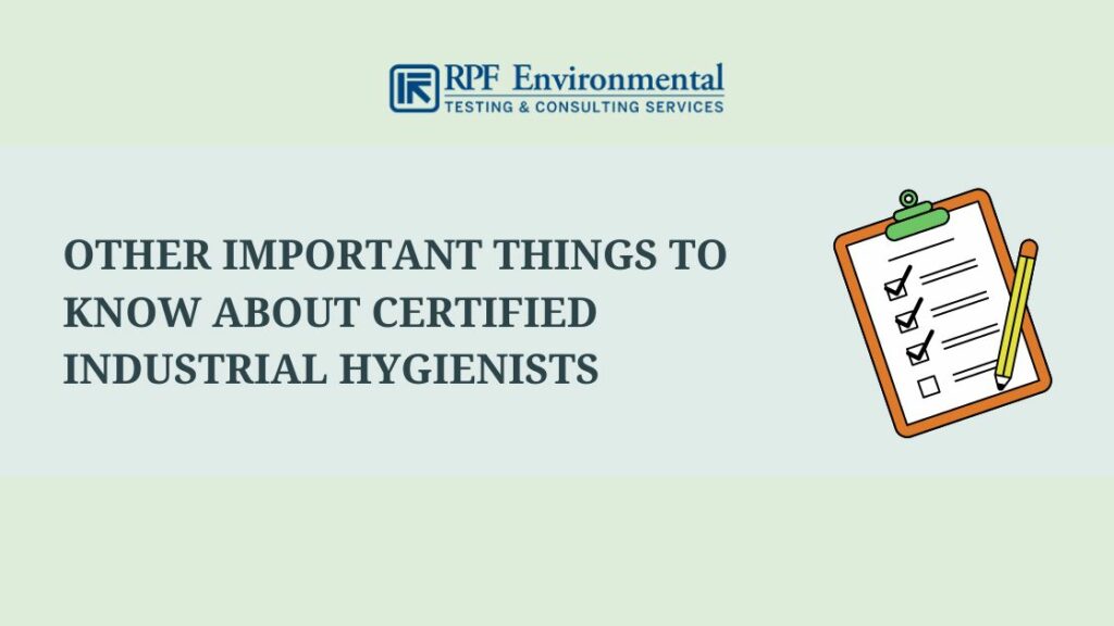 What Is a Certified Industrial Hygienist and Their Responsibilities