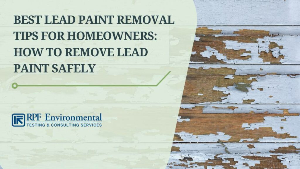 Best Lead Paint Removal Tips for Homeowners: How to Remove Lead Paint Safely