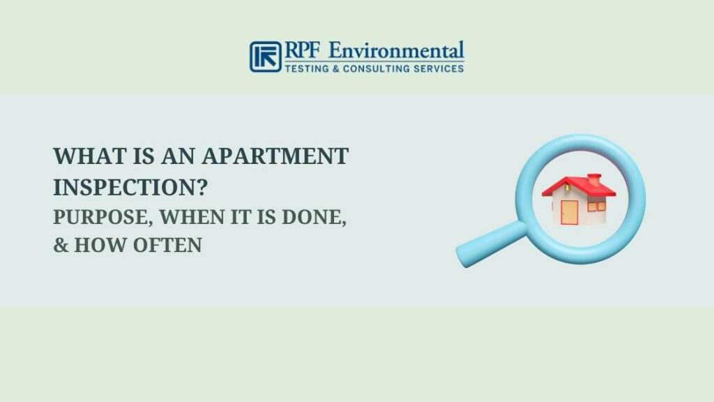 What is an apartment inspection, its purpose, when it is done, and how often